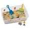 Sensory Bin: Construction Zone Playset - Preschool Learning Activities, Excavator Toys for Boys Ages 3-5+, Outdoor Toys and Gifts for Kids